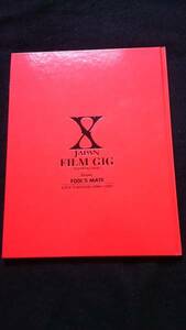 X JAPAN FILM GIG ライブ写真集　YOSHIKI　インタビュー　即決