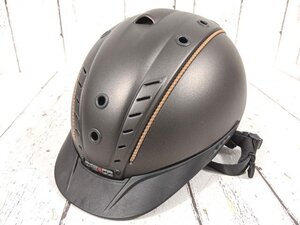 【11yt094】乗馬 馬術用品 CASCO カスコ MISTRALL2 ミストラル2 こげ茶 サイズ：M(55-57cm)◆Y45