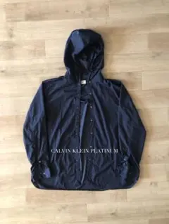 【美品】CALVIN KLEIN PLATINUM ナイロンシャツジャケット