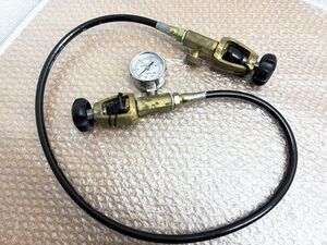 【1円】USED Dive Ways 残圧計 圧力計 pressure gauge レギュレーター ダイビング ジャンク 現状品 PG113B