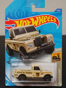 HOT WHeeLs LAND ROVER SERIES Ⅲ PICKUP 砂 マッド ランドローバー ミニカー Dmitriy Shakhmatov（DIMA）オフロード 4×４ ホットウィール