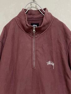 STUSSY/ステューシー 2020FW ハーフジップ スウェット/トレーナー size L