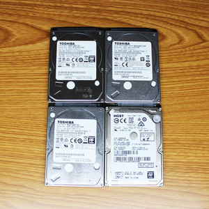 ハードディスク 1TB(1000GB) 4台セット ノート用 2.5インチ SATA 内蔵HDD 正常品判定