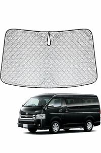 【ほぼ未使用品】　ハイエース用サンシェード ハイエース200 (HIACE H200厚い6層)No.2265