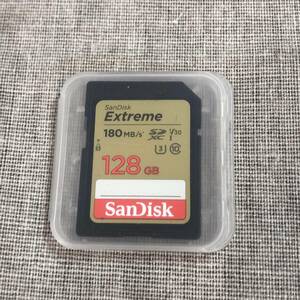 SanDisk Extreme SDカード 128GB SDXC Class10 UHS-I U3 V30 180MB/s