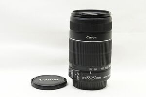 【適格請求書発行】Canon キヤノン EF-S 55-250mm F4-5.6 IS II APS-C　ズームレンズ【アルプスカメラ】240926g