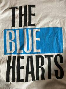 THE BLUE HEARTS ブルーハーツ　バンT メジャーデビューアルバムジャケプリント　ヴィンテージ