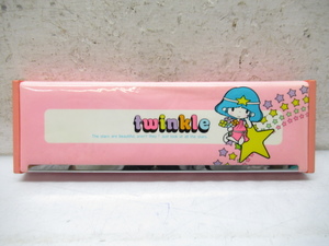 45588 古い 当時物 ツインクル トゥインクル twinkle 筆箱 文具 レトロ 未使用 三菱 ミツビシ キャラクター 