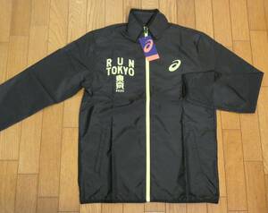 定価11,000円　アシックス　東京マラソン2020　ウィンドジャケット　ランニングジャケット　2013A114 黒　メンズSS