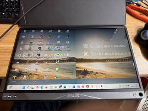 ASUS ZenScreen MB16A　本体、カバー、ペン、typecコード、元箱あり