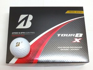 新品★ブリヂストン★ツアー TOUR B X ボール★2024★パール ホワイト★日本正規品★1箱★12球