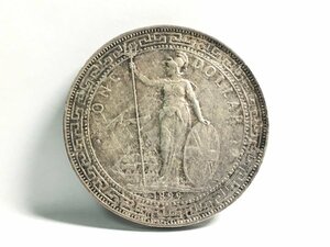 イギリス貿易銀貨 壹圓銀貨 1ドル 銀貨 1899年 中国 26.9ｇ 1円 壱圓 ONE DOLLAR 古銭 コイン シルバー