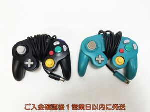 【1円】任天堂 ゲームキューブ GC コントローラー 2個セット まとめ売り 未検品ジャンク ゲーム機周辺機器 F04-090yk/F3