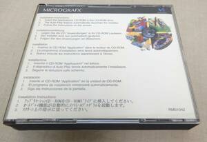 KS158/ Micrografx Graphics Suite 2 CD-rom 4枚組/現状品/Windows画像編集 デザイン ソフト