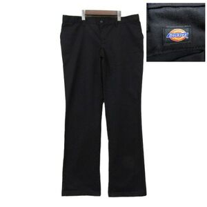 サイズ W37程度 ホンジュラス製 ディッキーズ Dickies ワーク チノ パンツ チノパン ブラック 古着 2N0798