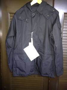 【新品・未使用・タグ付き/made in England】Barbour×Ark Air　BARBOUR　UNLINED　SMOCK2　POCKET/ブラック/Mサイズ/日本サイズM～L相当