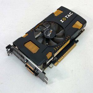 中古グラフィックカード 表示確認済 WinXP～Win10 LINUX ★ ZOTAC NVIDIA GeForce GTX 550 Ti GDDR5 1024MB 192bit DVI/HDMI/DP #2703-K