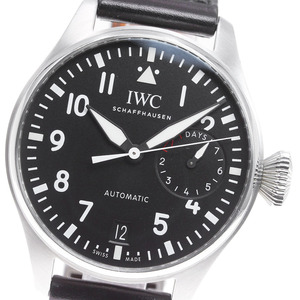 IWC IWC SCHAFFHAUSEN IW500912 ビッグ パイロットウォッチ 7DAYS 自動巻き メンズ 保証書付き_839675