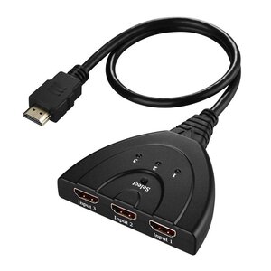 3HDMI to HDMI メス→オス HDMI 切替器 セレクター 変換 アダプタ