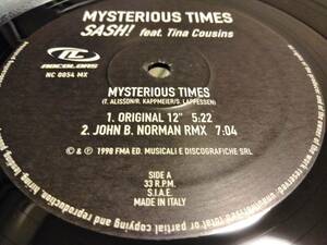 ■SASH! / MYSTERIOUS TIMES アナログ