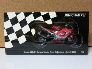 ミニチャンプス 1/12 YAMAHA YZR-M1 Fortuna Yamaha Team Ruben Xaus MotoGP 2005 （122 053011）未開封 新品