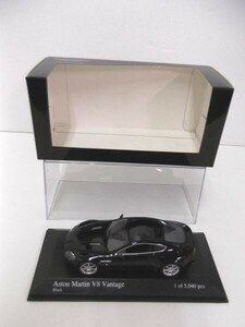 【美品/1円～】MINICHAMPS ミニチャンプス 1/43 アストンマーチン V8 ヴァンテージ Aston Martin Vantage 黒/BLACK 400 137420/60