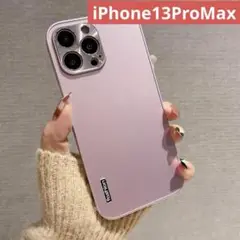 【新品未使用】iPhone13ProMaxケース ライトピンク