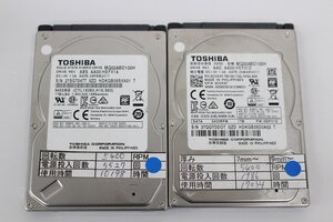 TOSHIBA MQ02ABD100H 1TB 2.5 HDD SATA 動作品 2個セット☆