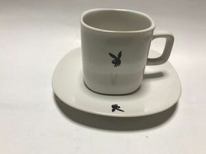 未使用 PLAYBOY プレイボーイ カップ＆ソーサー １客 茶器 食器 箱無し