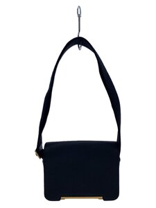 HERMES◆H083052CCAD/ゲタ/ショルダーバッグ/レザー/BLK//