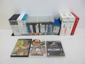 静★ゲームソフト色々まとめ/約30本/PS3 KILLZONE3/wii 不思議のダンジョン風来のシレン3/PS2 ドラゴンボールZ/WiiU/PSVITAなど　M-356★