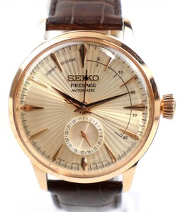 ◆ 1円 ～ 美品 SEIKO / セイコー 定価：￥81,400 SARY132 / 4R57-00E0 PRESAGE プレサージュ メンズ腕時計 自動巻き 裏スケ 151929