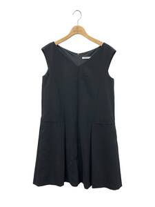 FOXEY NEWYORK フォクシー ワンピース 40 ブラック Dress 36086 フレンチスリーブ Vネック