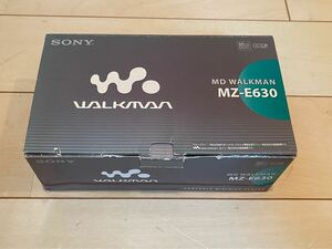 1円〜 即決　新品同様　未使用　デッドストック　SONY ソニー MDウォークマン Walkman ポータブルMD MZ-E630