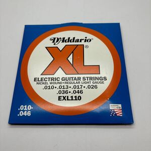 未使用 ダダリオ D`Addario EXL110 ギター弦 .010-.046 XL エレキギター