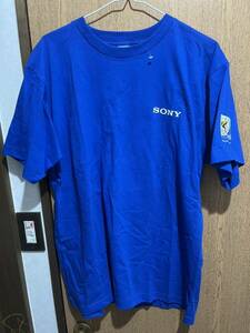 非売品 良品 sony 企業ロゴ 2010 FIFAワールドカップ 南アフリカ Tシャツ ソニー 日本代表 サッカー 