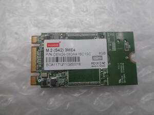 Innodisk M.2 (S42) 3ME4 DEM24-08GM41BC1SC 8GB SSD 中古動作品(S232)