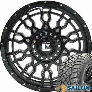 ハイラックス プラド FJ パジェロ 18インチ LEXXEL PreDator プレデター SALUN TERRAMAX RT 265/65R18 タイヤホイール