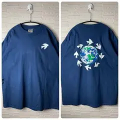 90s USA製ヴィンテージ  シングルステッチ　鳩　バードプリントTシャツ