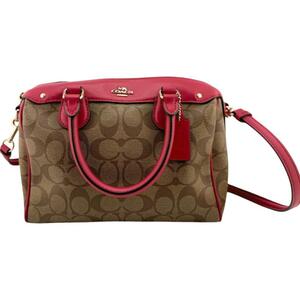 美品 COACH コーチ　ショルダーバッグ　ハンドバッグ ミニボストン