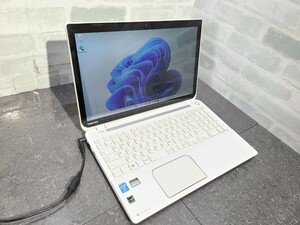 【現状品】管1B77 TOSHIBA dynabook T654/78LWS CPU core i7-4700MQ SSD256GB メモリー4GB、バッテリー有り クリーンインストール済み