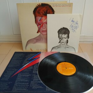 【UK盤1stPress with FAN CLUB sheet】David Bowie(デビッドボウイ) / ALADDIN SANE