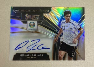 ドイツ代表 ミュンヘン チェルシー ミヒャエル・バラック 直筆サイン 2020-21 Select Euro MICHAEL BALLACK HAuto Autograph