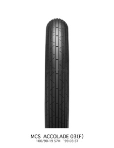 BRIDGESTONE 100/90-19 M/C 57H AC03 フロント WT(チューブタイプ)