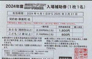 南知多ビーチランド 南知多おもちゃ王国 入場補助券 3枚 (3名分)