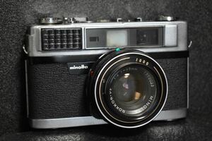 60s ミノルタ AL 金属ボディ ビンテージ フィルムカメラ 45mm F2 名機 レンジファインダー レンズフィルター　