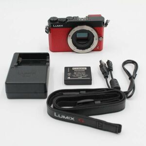 ショット数1944回。★美品★ PANASONIC パナソニック LUMIX GM5 レッド ボディ DMC-GM5-R