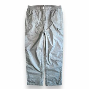 国内正規★ DAIWA レインマックス レインスーツ パンツ グレー 防水 PANT 2XL ビックサイズ 大きめ RAINMAX ウェア 雨具 釣り フィッシング