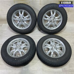 軽 軽自動車 等 レーベン 4-13+43 4H100 2021年製 ICE ESPORTE 145/80R13 13インチ スタッドレス 4本セット 009k