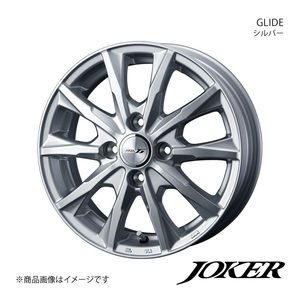 JOKER/GLIDE プレオ L270系 アルミホイール1本【13×4.0B 4-100 INSET45 シルバー】0039600